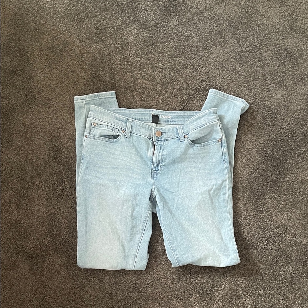 Vintage GAP Legging Dobby Blue Dot Summer Jeans